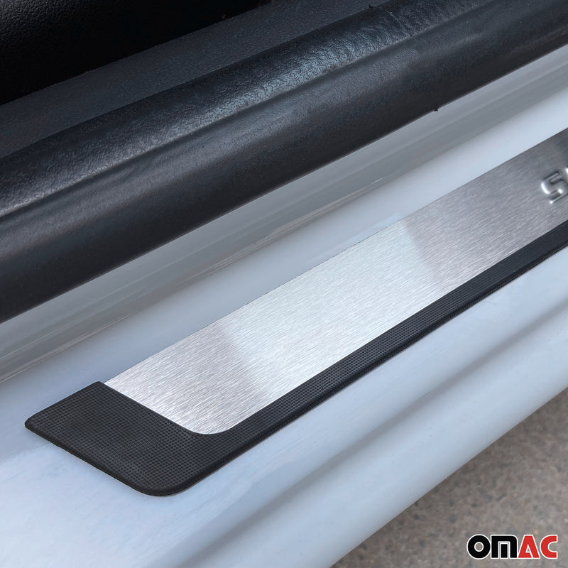 Soglie delle portiere sportive per Tesla Model 3 Modello XSY Sport cromate spazzolate 2x