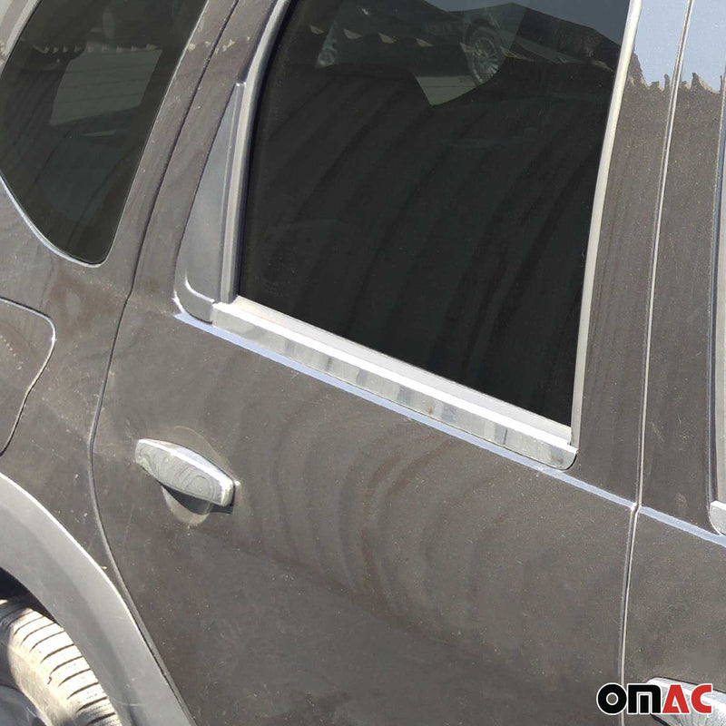 Listelli decorativi per finestrini per Dacia Duster 2010-2018 in acciaio inox cromato, 4 pezzi 
