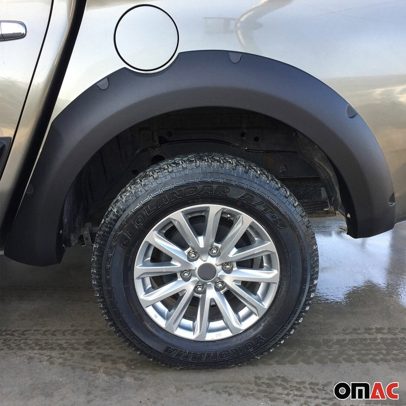 Prolunghe parafanghi passaruota per Mitsubishi L200 2015-2019 ABS argento 4 pezzi