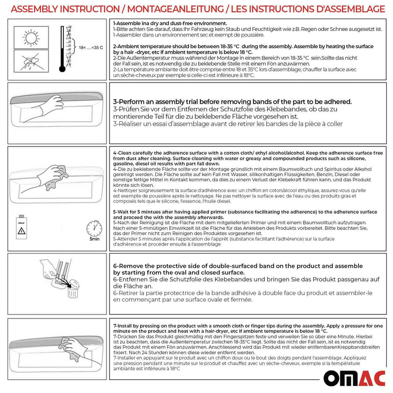 Modanatura posteriore del bagagliaio per Kia Ceed ED 2009-2012 hatchback in acciaio inox