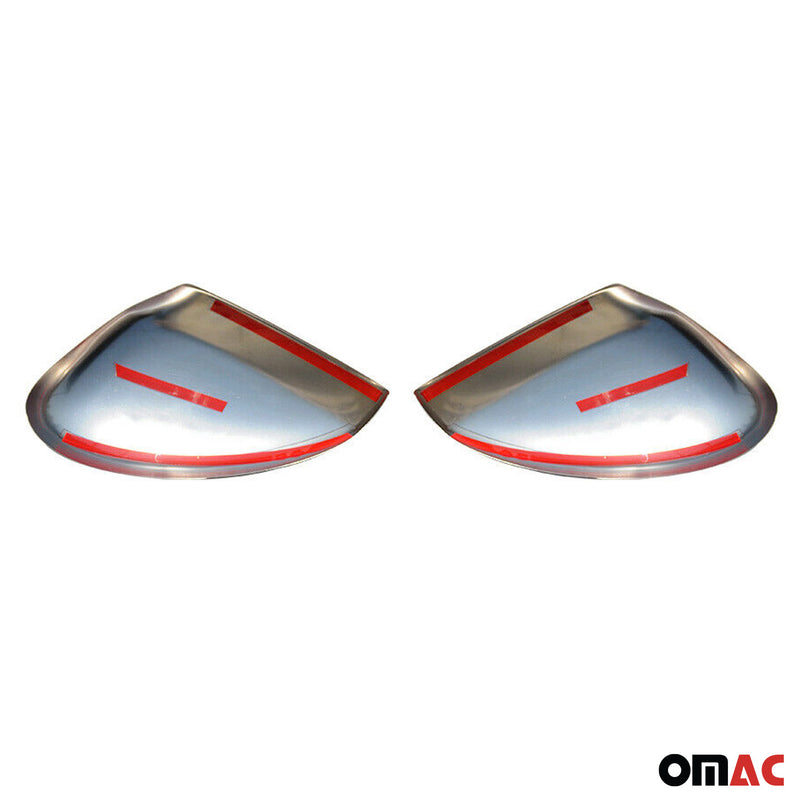 Calotte specchietti retrovisori per Citroen C4 Grand Picasso 2013-2018 in acciaio inox