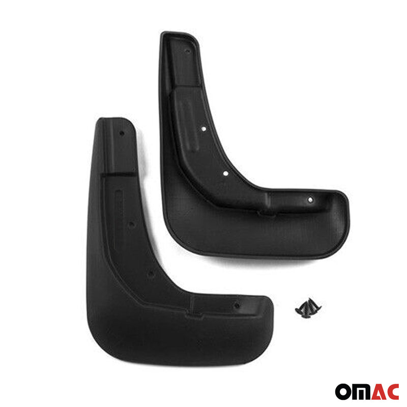 Paraspruzzi posteriori in gomma nera per Peugeot 2008 2013-2019 1x