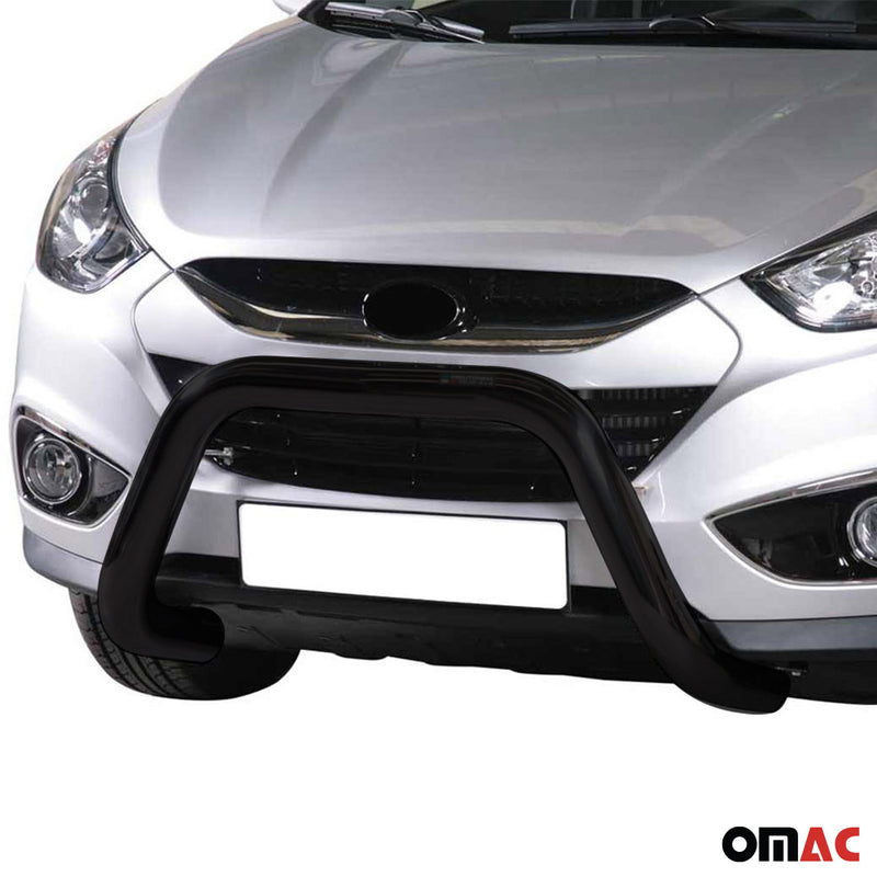 Protezione anteriore per Hyundai ix35 2009-2015 ø76mm acciaio nero