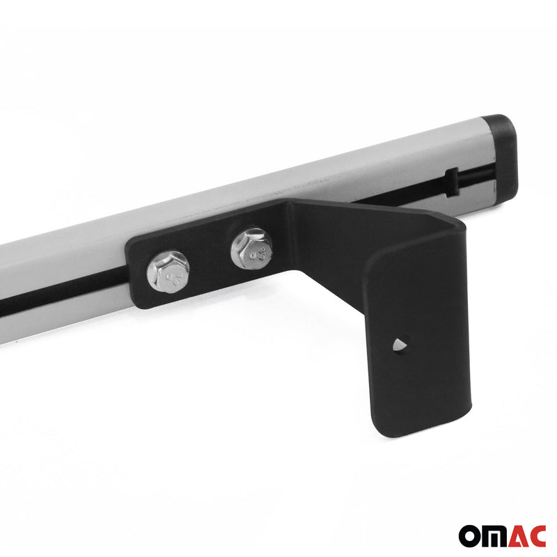 Dachträger Gepäckträger Relingträger für VW Caddy 2003-2015 Metall Silber 2tlg