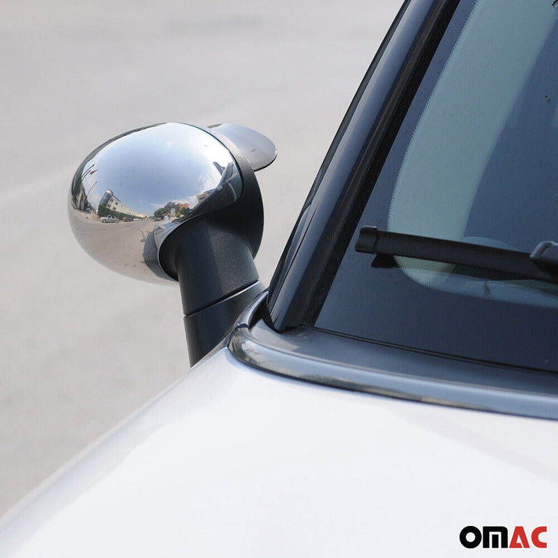 Calotte specchietti retrovisori per Mini Cooper Roadster 2011-2015 in acciaio inox