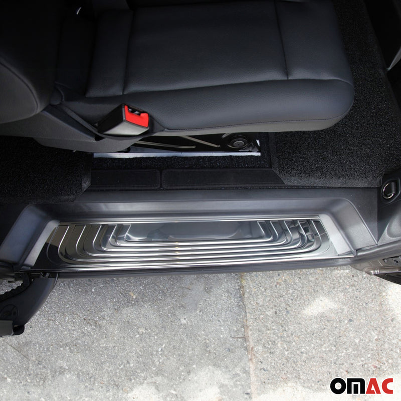 Soglie porte per Mercedes Vito W447 2014-2025 in acciaio inox 3x 