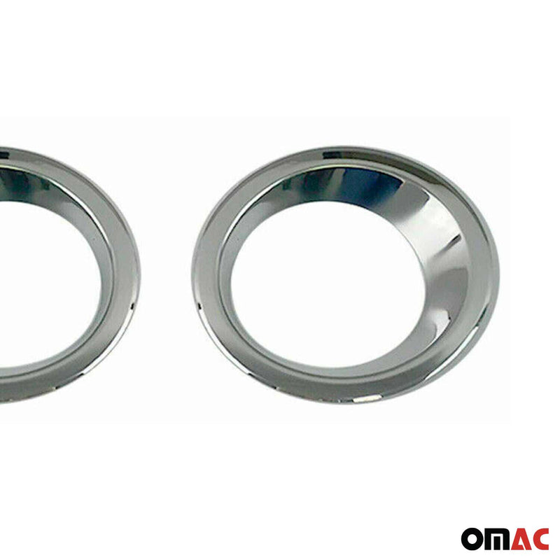 Cornice per fendinebbia per Kia Soul 2009-2014 in acciaio inox argento, 2 pezzi