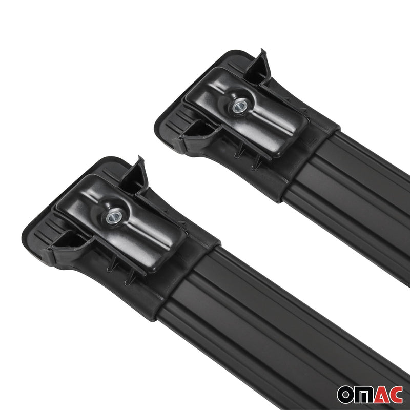 Portapacchi da tetto per Mercedes Vito Viano W639, portapacchi in alluminio nero 2x