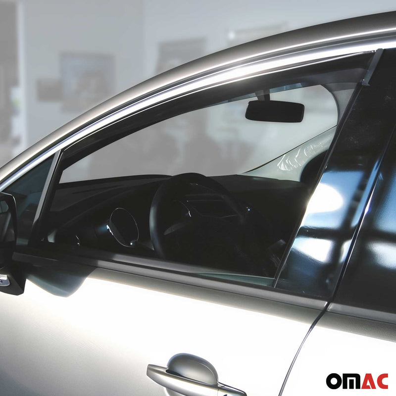 Deflettori antivento per Peugeot 5008 2009-2016 deflettori antipioggia scuri 2 pezzi anteriori