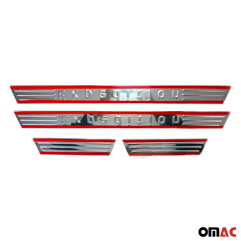 Soglie delle portiere Edition per Opel Insignia Vectra in acciaio inox 4x