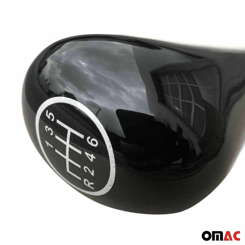 Schaltknauf für Mercedes W202 C208 C209 W210 W211 W220 Glanz Schwarz 6 Gang