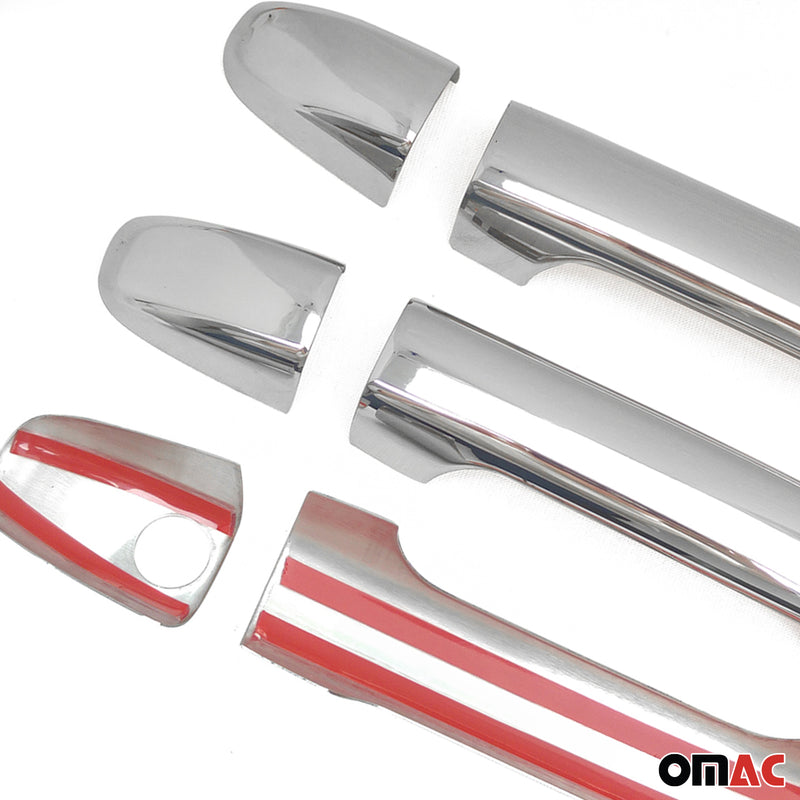 Copertura maniglia porta cromata per Mercedes Vito 2014-2021 3 porte in acciaio inox 6x 