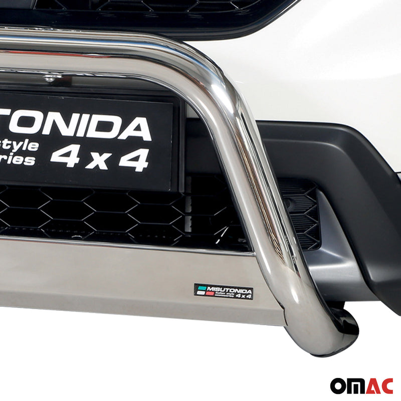 Protezione anteriore per Honda CR-V VH 2019-2025 ø63mm acciaio argento 