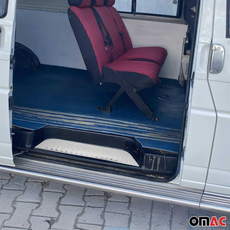 Soglie porte per VW T4 1990-2003 in acciaio inox argento 3 pezzi