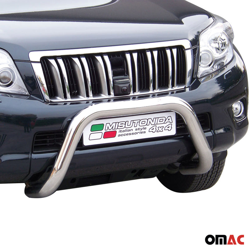Barra di protezione anteriore per Toyota Land Cruiser Prado J150 2009-2013 ø76 acciaio