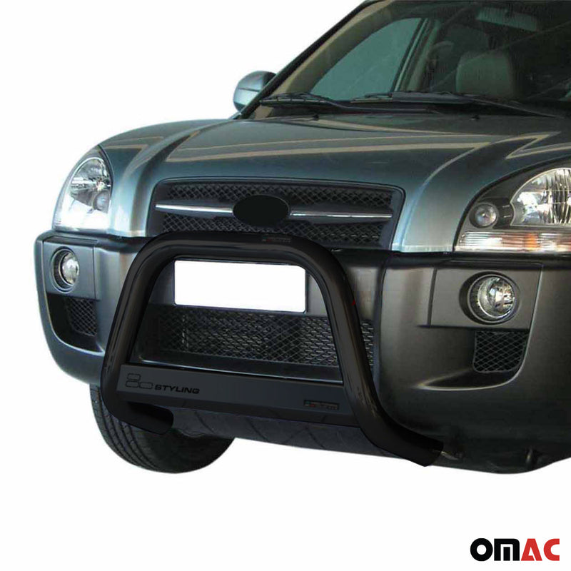 Barra di protezione anteriore per Hyundai Tucson 2004-2009 ø63mm acciaio nero