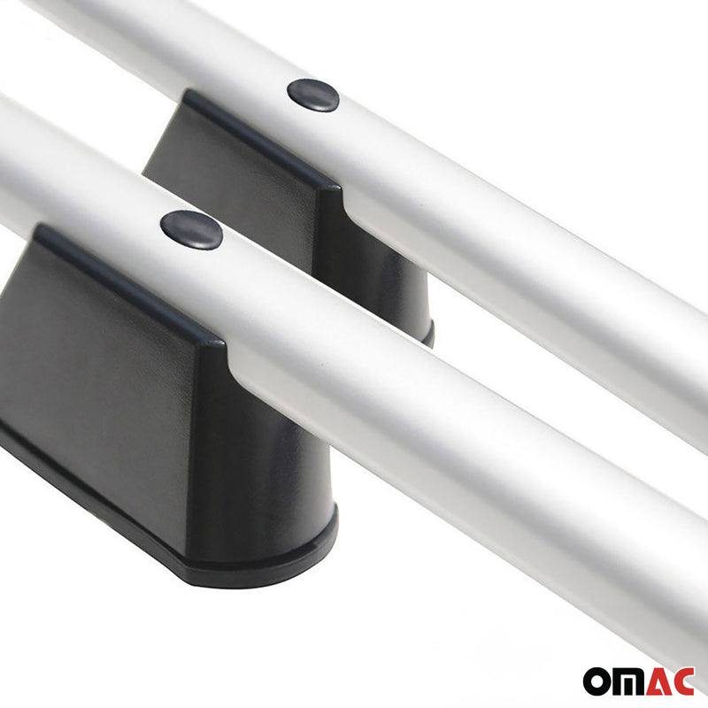 Barre portatutto per VW Caddy 2015-2020 L2 Long Alu Silver 2x