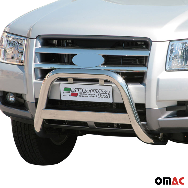 Frontbügel Frontschutzbügel für Ford Ranger 2007-2009 ø63mm Stahl Silber Schutz