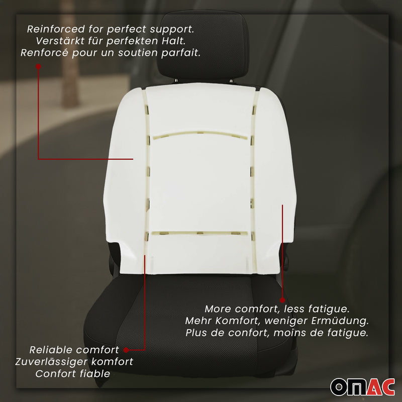 Cuscino del sedile in schiuma per auto per Scania R5 2003-2025 bianco 