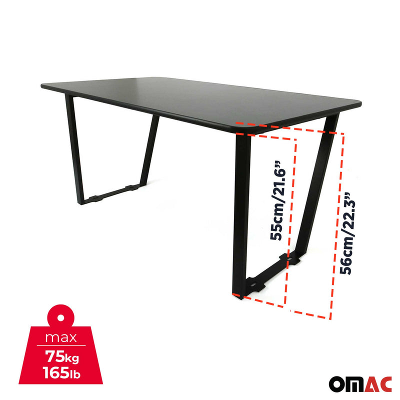 Ripiano di estensione per letto Multiflexboard per Volkswagen T7 2024-2025 Nero 3x