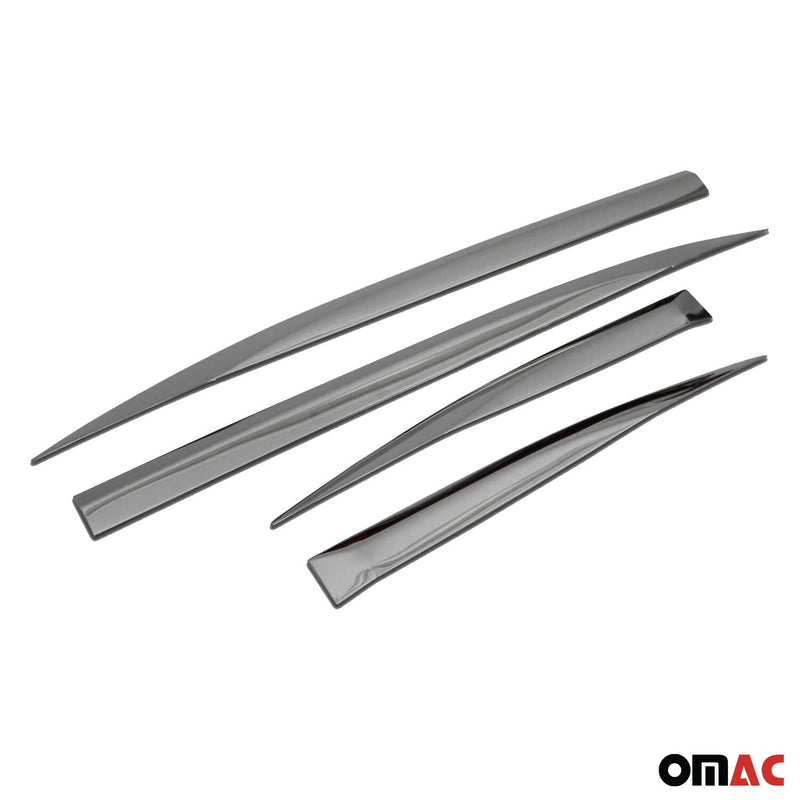 Modanatura laterale per porta per Peugeot 3008 Active P84 2016-2025 Cromata Scuro 4x 