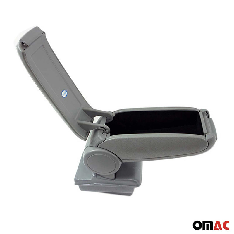 Mittelarmlehne Armlehne Mittelkonsole für VW Golf V 2003-2009 PU-Leder Grau