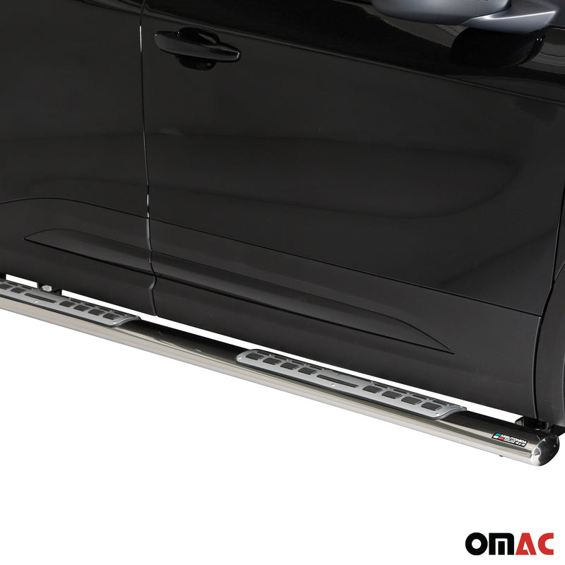 Minigonne laterali in acciaio inox per Opel Mokka 2021-2025 Argento