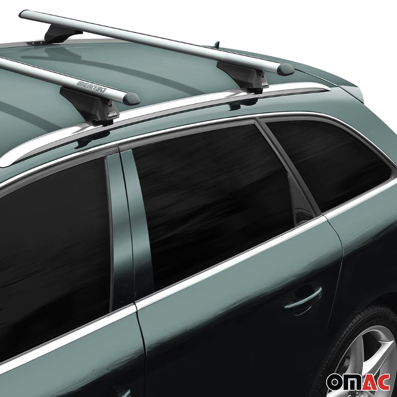 Portapacchi Menabo in alluminio argento per Toyota Rush F800/F850 2018-2025, 2x