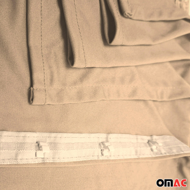 Tendina parasole Tende su misura per Opel Vivaro 2014-2025 Lunghe Beige 10 pz. 