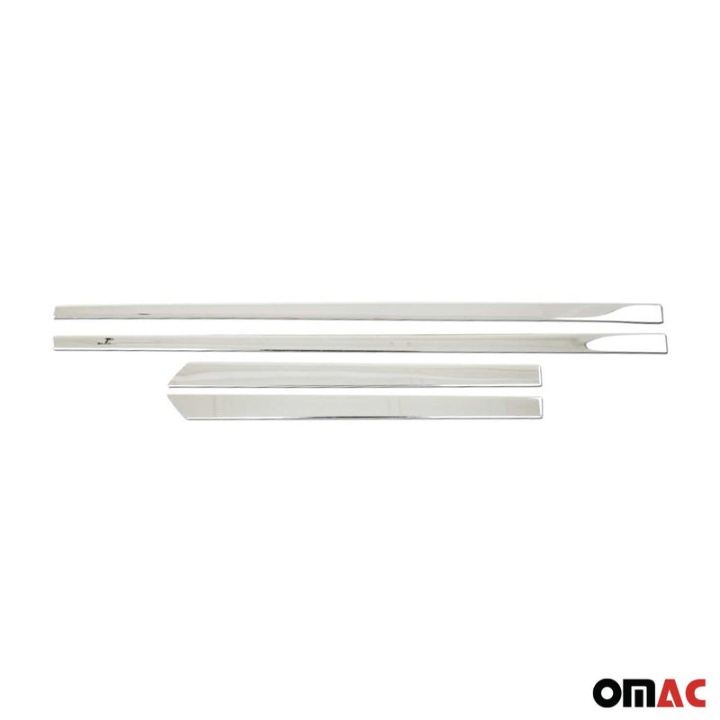 Striscia di protezione per portiera laterale, strisce per portiera, strisce di protezione per Opel Corsa F 2019-2025 cromate 4x