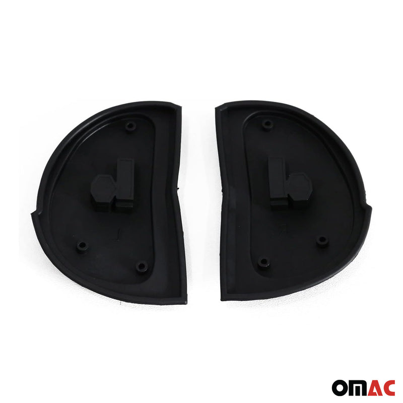 Gomma per specchietto retrovisore esterno per Mercedes Classe E W210 2000-2003 plastica nera 2 pezzi