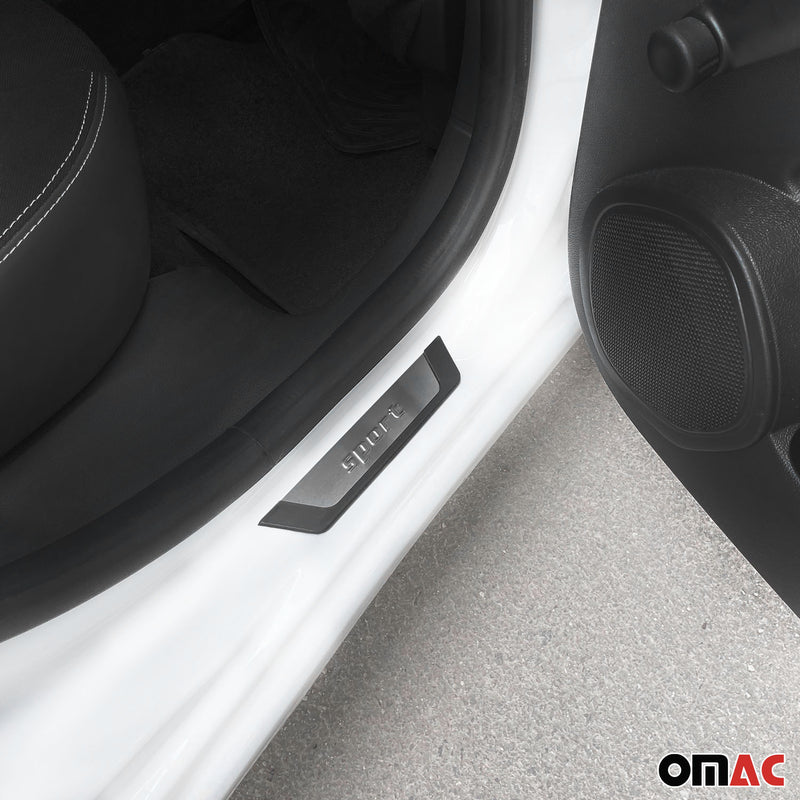Soglie porte sportive per Renault Clio Kadjar Koleos Zoe cromate spazzolate 4x 