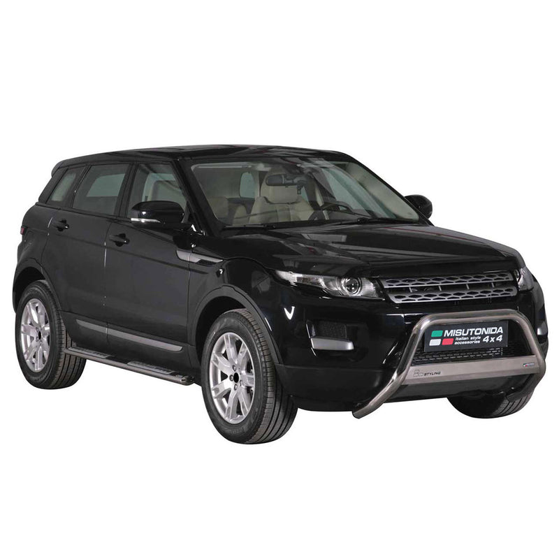 Minigonne laterali in acciaio inossidabile per Range Rover Evoque 2011-2015 Argento