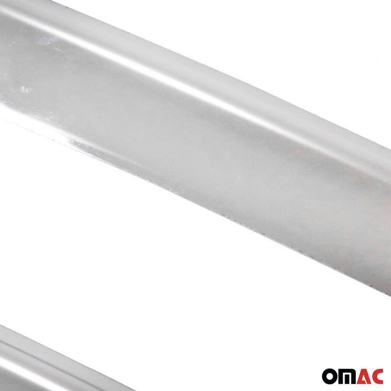 Cornice per fendinebbia per Skoda Yeti 2010-2013 in acciaio inox argento 2x