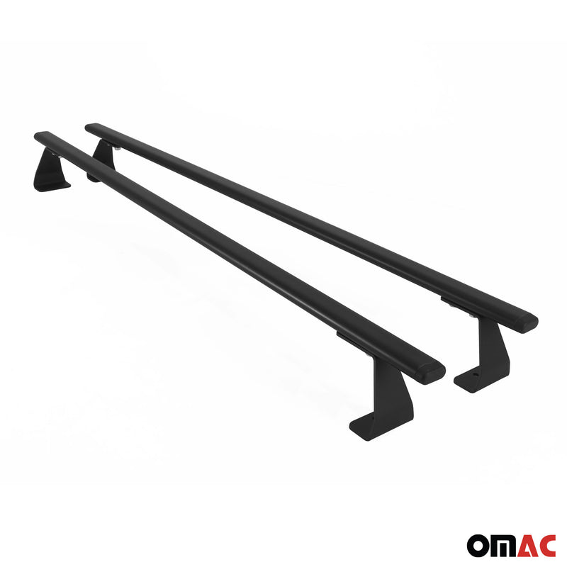 Barre portatutto per VW T7 Multivan 2021-2024 barre trasversali in acciaio nero 2 pezzi