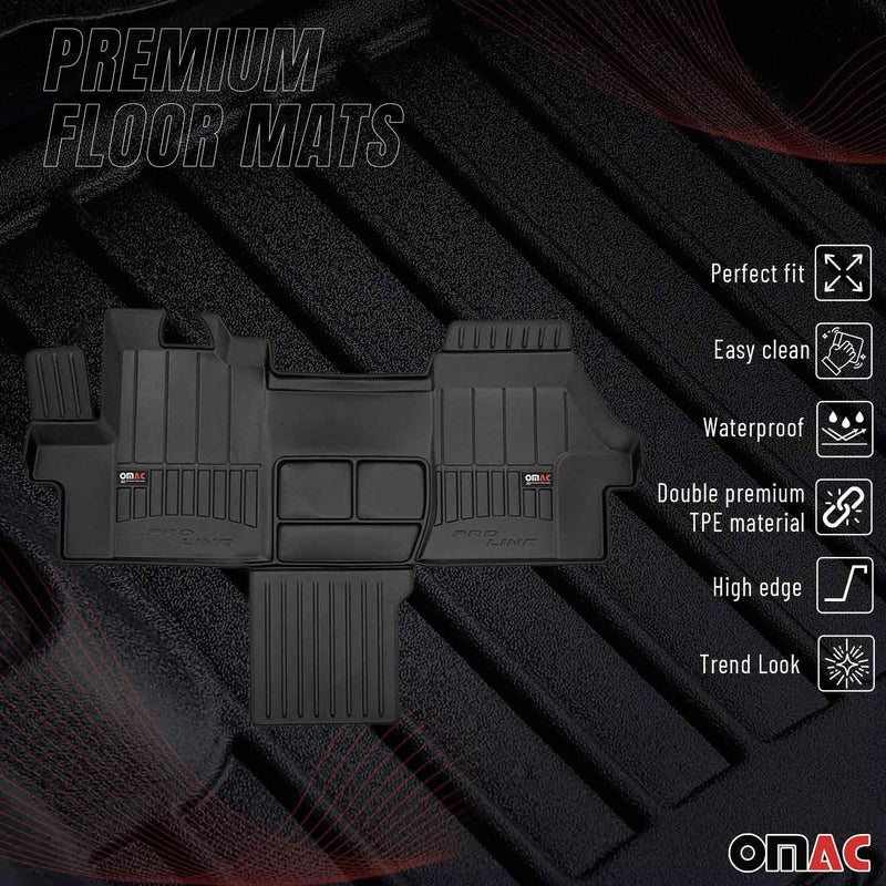 Tappetini per Citroen Jumper 2006-2016 in TPE Nero 1 pezzo
