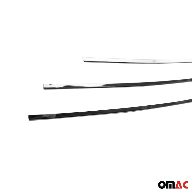 Strisce griglia radiatore griglia anteriore per Peugeot 407 2004-2011 acciaio inox cromato 3x