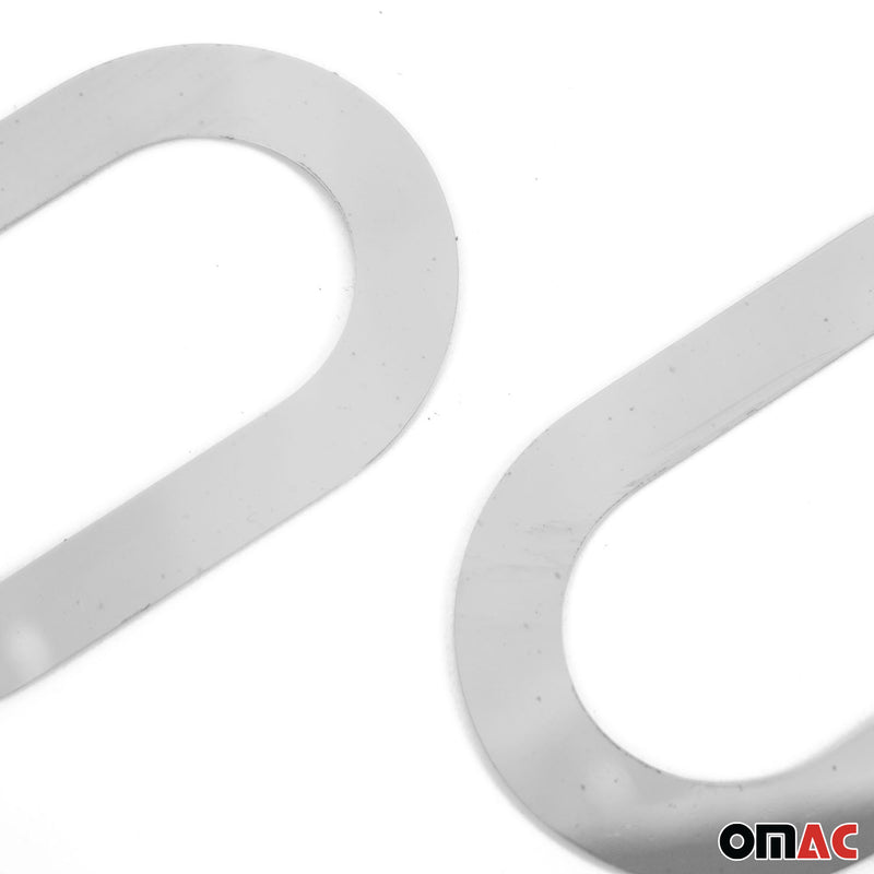 Cornice indicatore di direzione, copertura indicatore di direzione per Dacia Lodgy 2013-2024 acciaio inox argento 2x