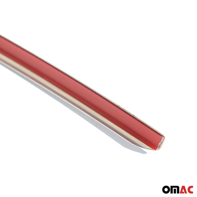 Strisce griglia per Dacia Duster 2012-2018 in acciaio inox argento