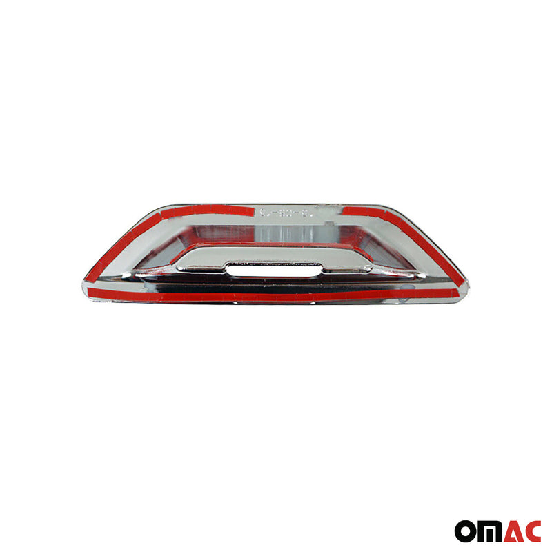 Maniglia per portellone posteriore con finitura baule per Ford Edge 2015-2024 cromata ABS argento 1 pz. 