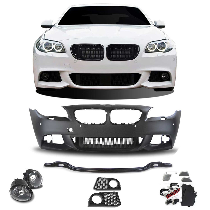 Paraurti anteriore JOM per BMW Serie 5 F10 F11 2010-2017 con fendinebbia