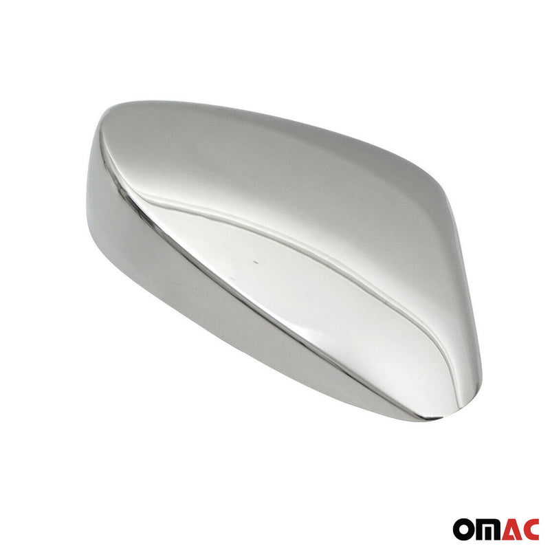 Calotte specchietti per Hyundai i30 Elantra Veloster 2010-2017 in acciaio inox argento 2 pezzi