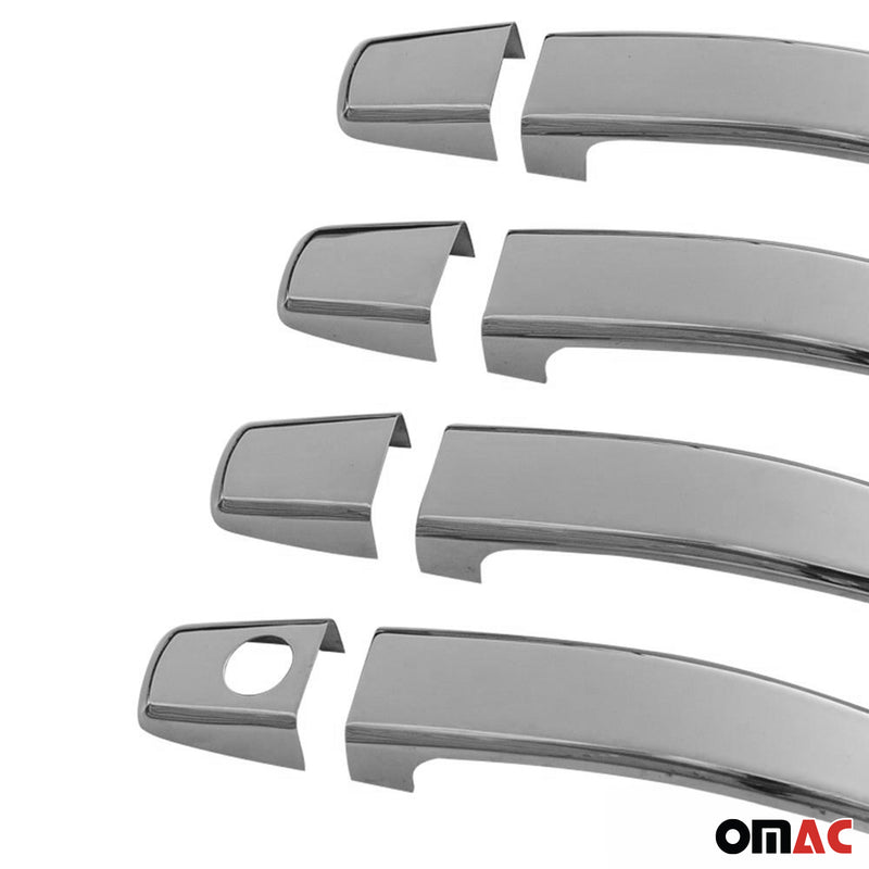 Copri maniglia porta, copri maniglia porta per Opel Antara 2006-2017 in acciaio inox argento 8 pezzi