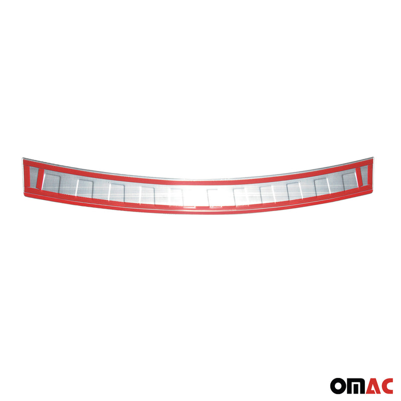 Protezione paraurti per soglia di carico per Skoda Roomster 2006-2015 Cromata Spazzolata