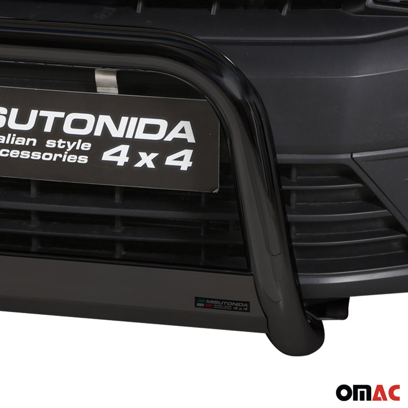 Protezione anteriore per VW Caddy 2015-2020 ø63mm acciaio nero 