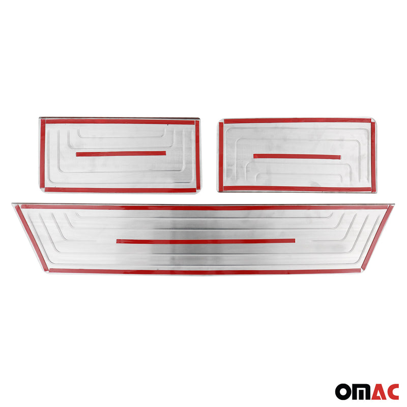 Protezione soglia di carico per VW T5 2003-2015 cromata spazzolata, set da 4