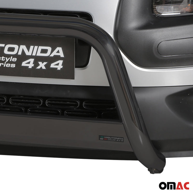 Barra di protezione anteriore per Citroen C4 Cactus 2014-2020 ø63mm acciaio nero 