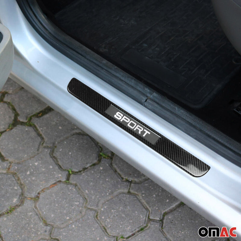 Soglie porte sportive per Chevrolet Captiva 2006-2025 in fibra di carbonio 