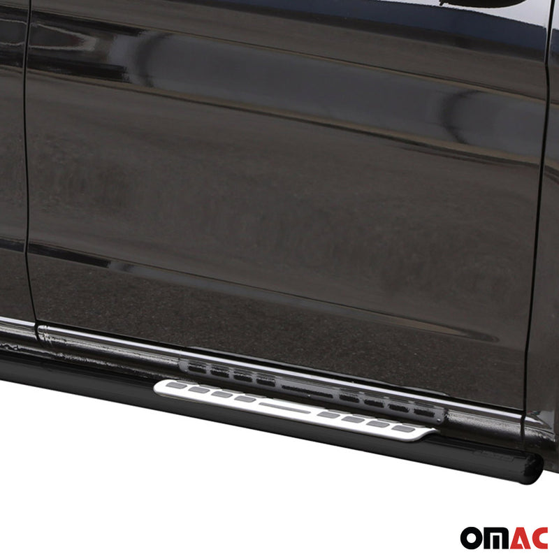 Barre laterali in acciaio per Mercedes Vito W447 2014-2025 L1 Nero 2x