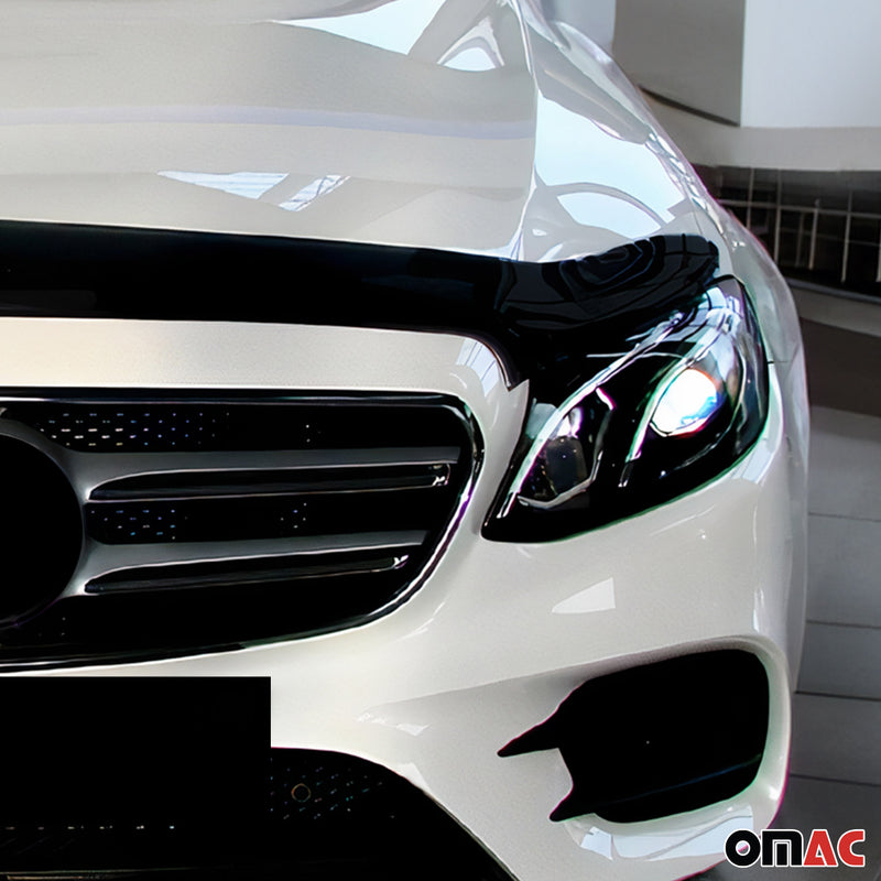 Motorhaube Deflektor Insektenschutz für Mercedes E Klasse 2016-2025 Dunkel